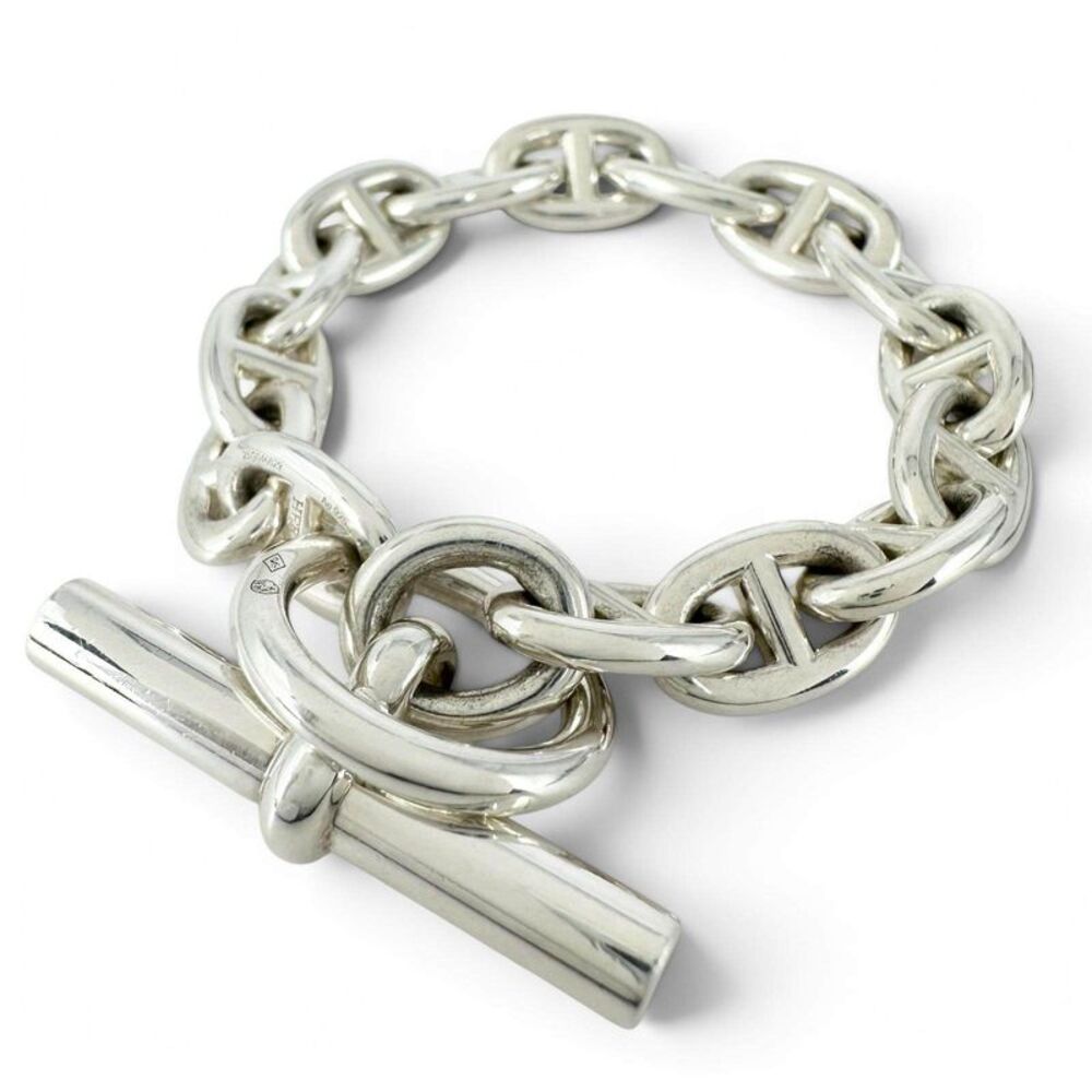 Hermes Chaine DAncre AG925 Bracelet Size 15